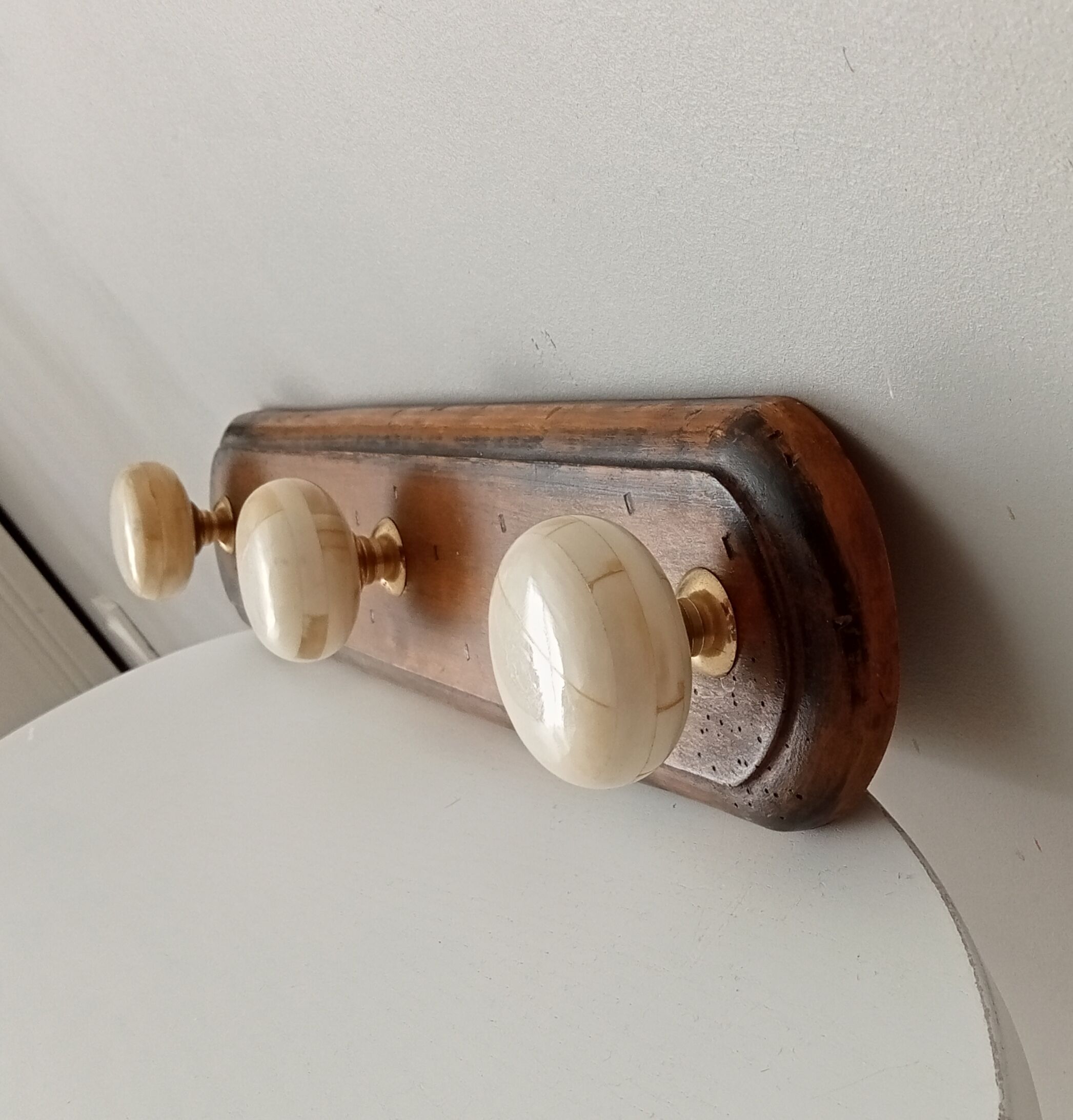 Vintage wall coat rack 70s/80s