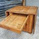 Antique Swedish table folding table with plenty of storage space