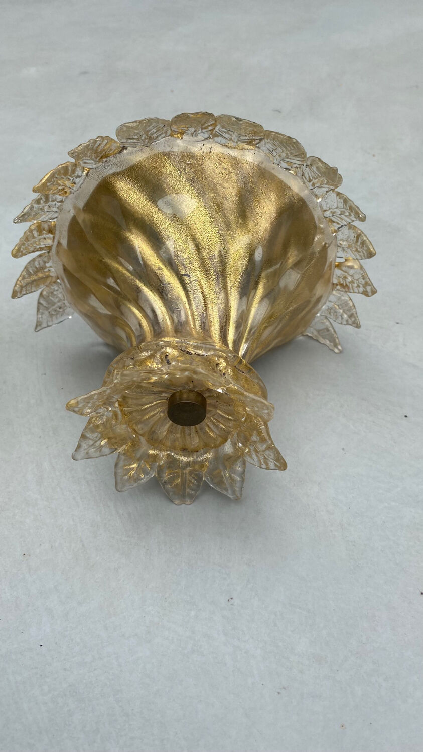 Murano glass wall sconces