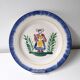 Bretagne Pornic earthenware plate (18.5cm) A1