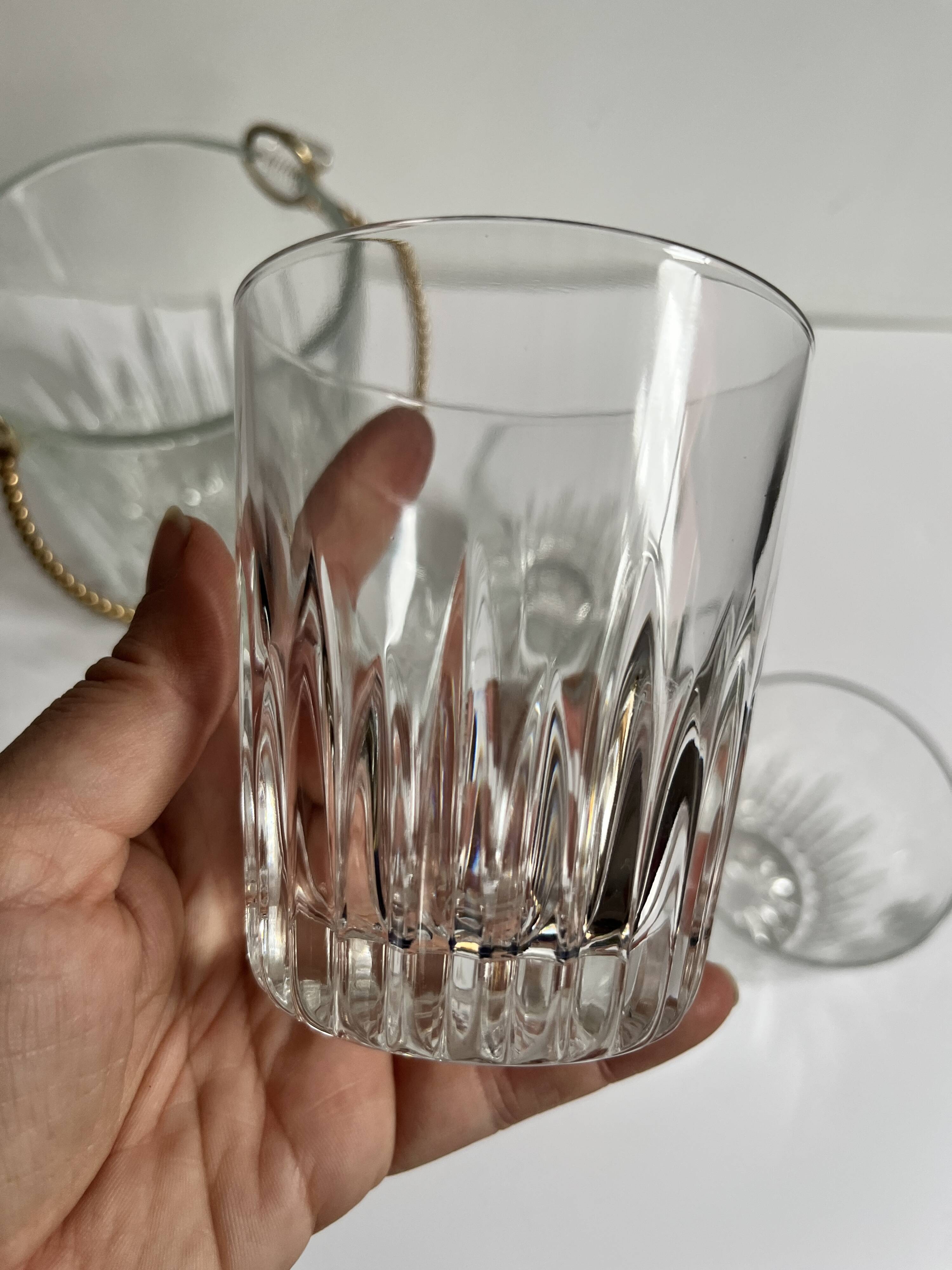 Seau à glace et verre vintage