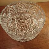 Large crystal salad bowl