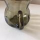 Vintage smoked glass jug pitcher 1970