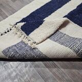 Authentic Moroccan wool rug handwoven, 250x150 cm.