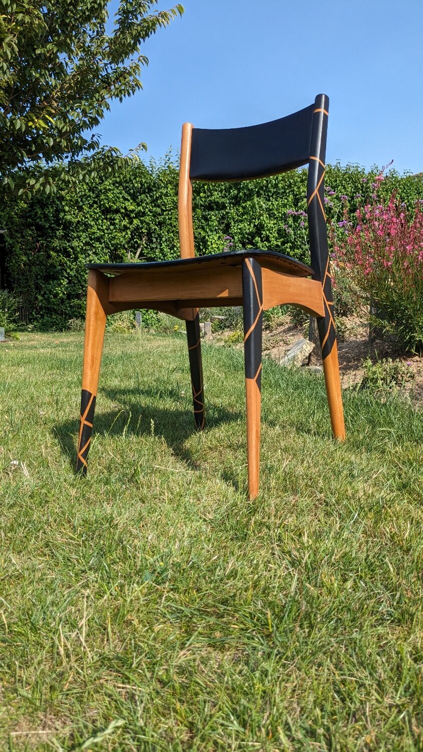 Vintage Scandinavian chair upgraded