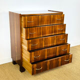Vintage rosewood chest of drawers 1960
