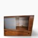 Vitrine vintage en bois / armoire / meuble mural
