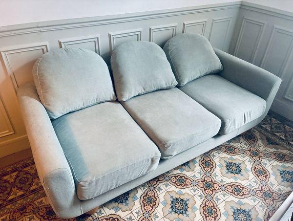 Canapé 3 places, en velours côtelé, MIMIJI, La Redoute Intérieurs Euca