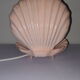 Lampe coquillage rose saumon
