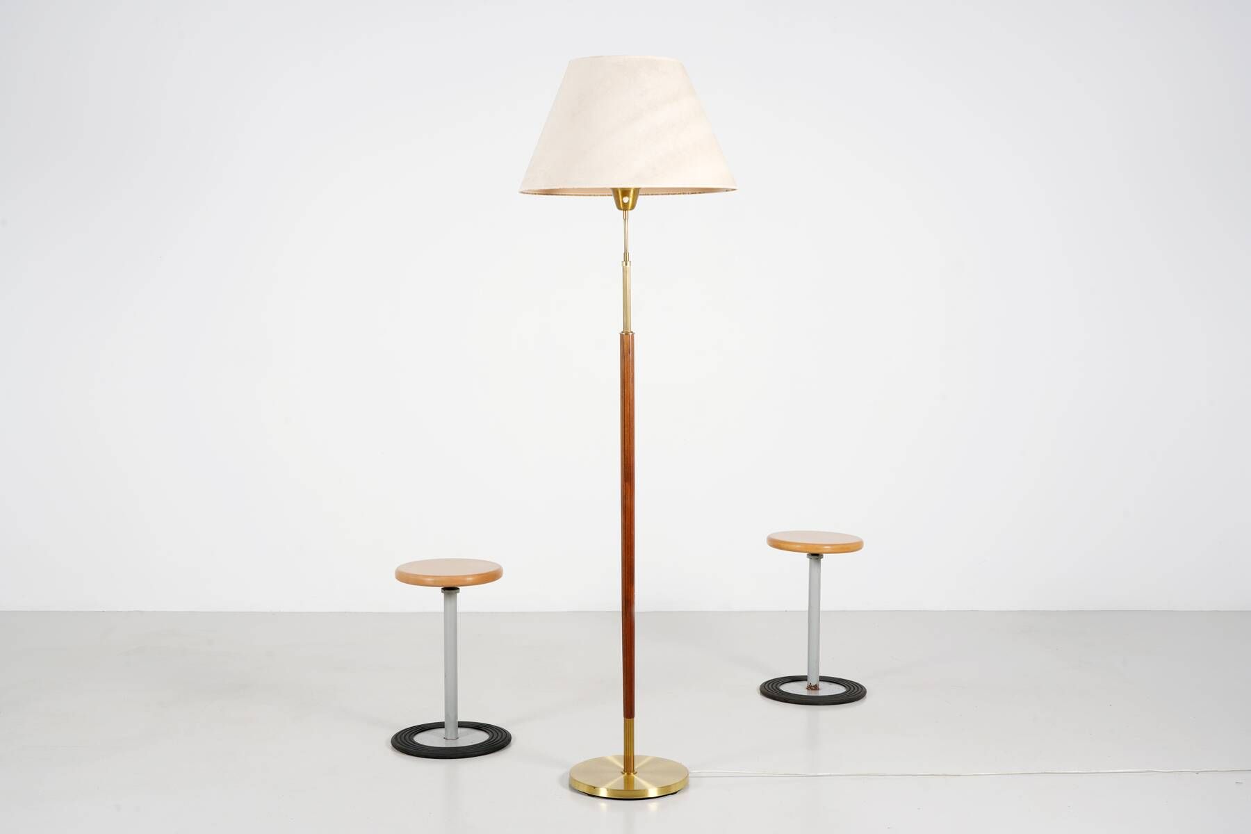 Scandinavian Floor Lamp AB Armaturhantverk circa 1950
