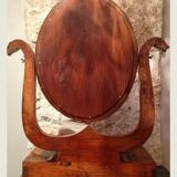 Psyché de table Charles X ronce de noyer XIXe