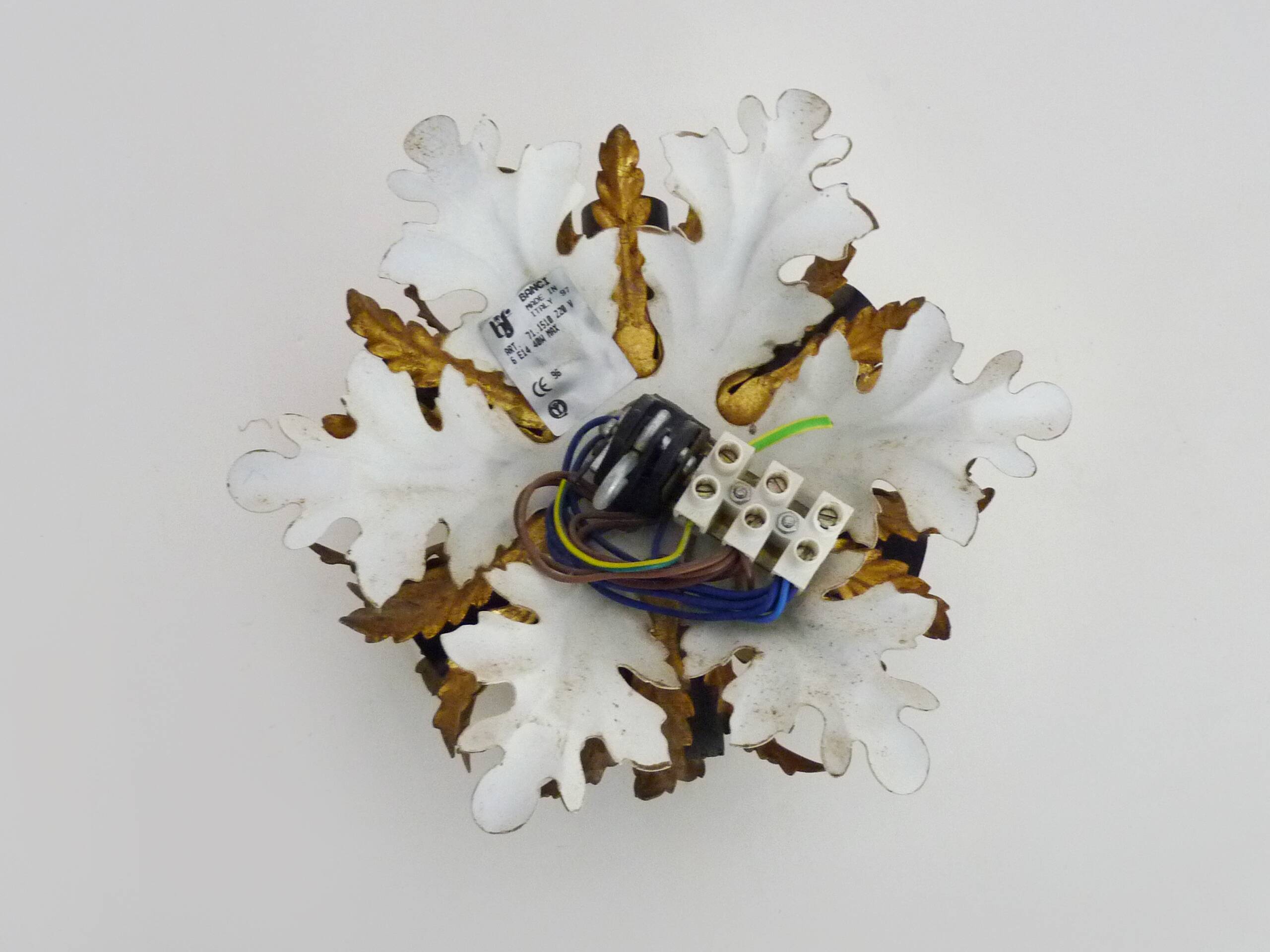 Applique ou plafonnier de Banci Firenze à 6 feux, Italie, années 1950