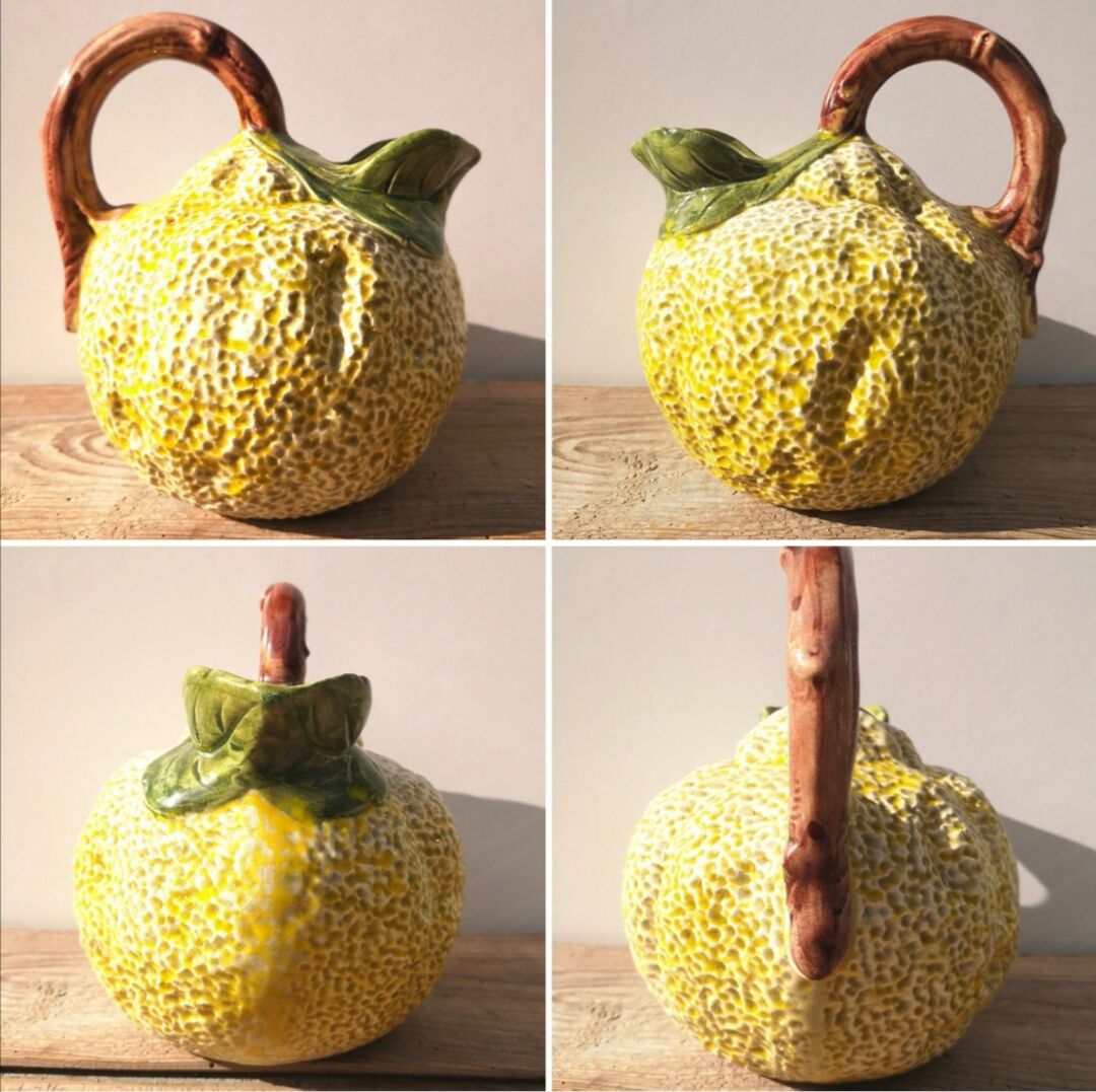 Vintage pitcher citrus slurry
