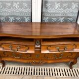 Louis XV low chest of drawers with three drawers