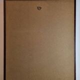 Vintage Venetian style beveled mirror with parecloses, 74 cm