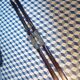 Paire de skis anciens en bois L=200cm