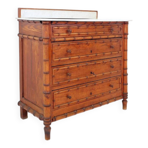 Commode en faux bambou - xixe plateau