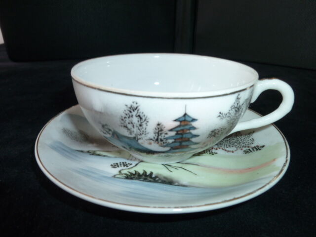 A tea cup or coffee made of CFC Japan porcelain