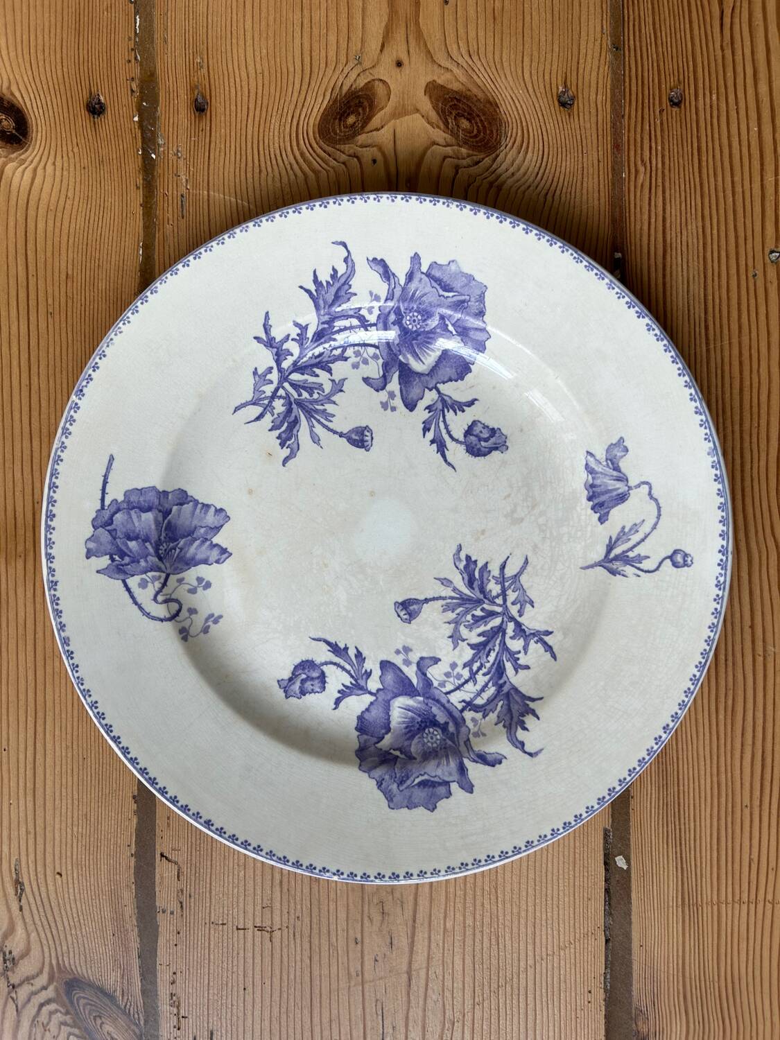 Round dish “Terre de Fer” Sarreguemines