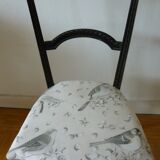Chaise louis XVI reloookée oiseaux