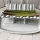 Asparagus dish in slurry early twentieth century