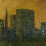 Oil painting on canvas by Bruno Lassalle signed by him in 1982