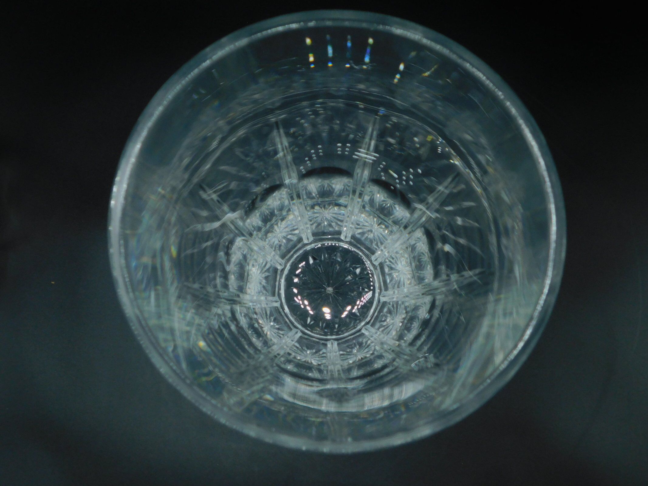 Bergerac solid crystal vase