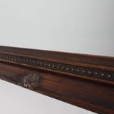 Miroir ancien à facettes en bois sculpté, France, années 1850