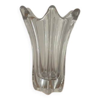 Vase en cristal signé Daum France