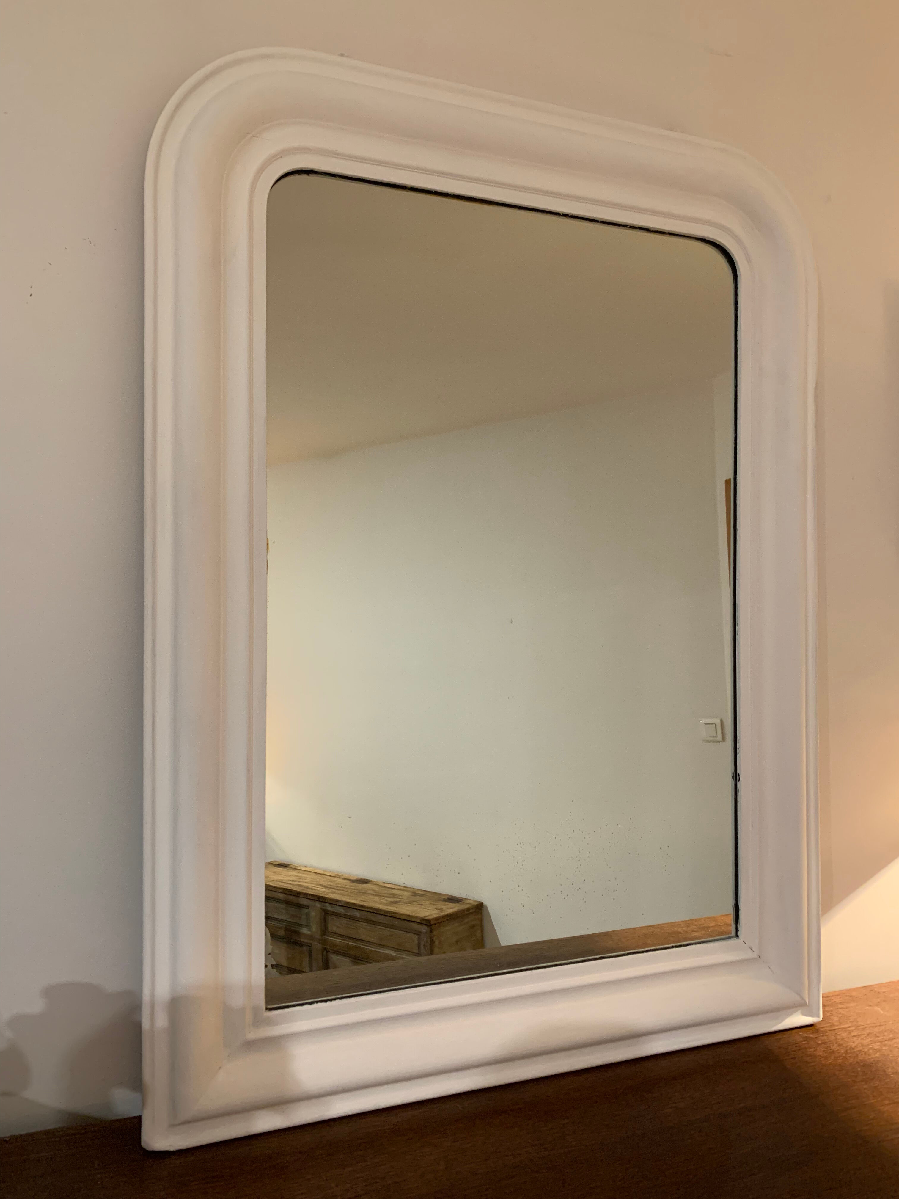 White Louis-Philippe mirror