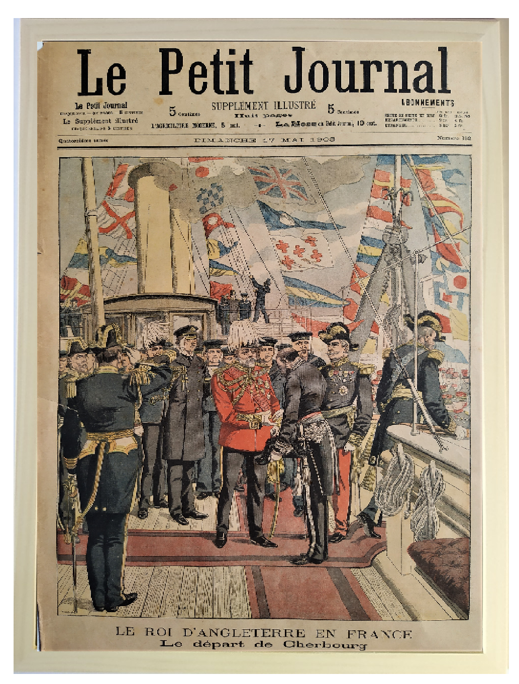 The King of England in France in May 1903