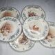 Series of 6 plates Choisy the King