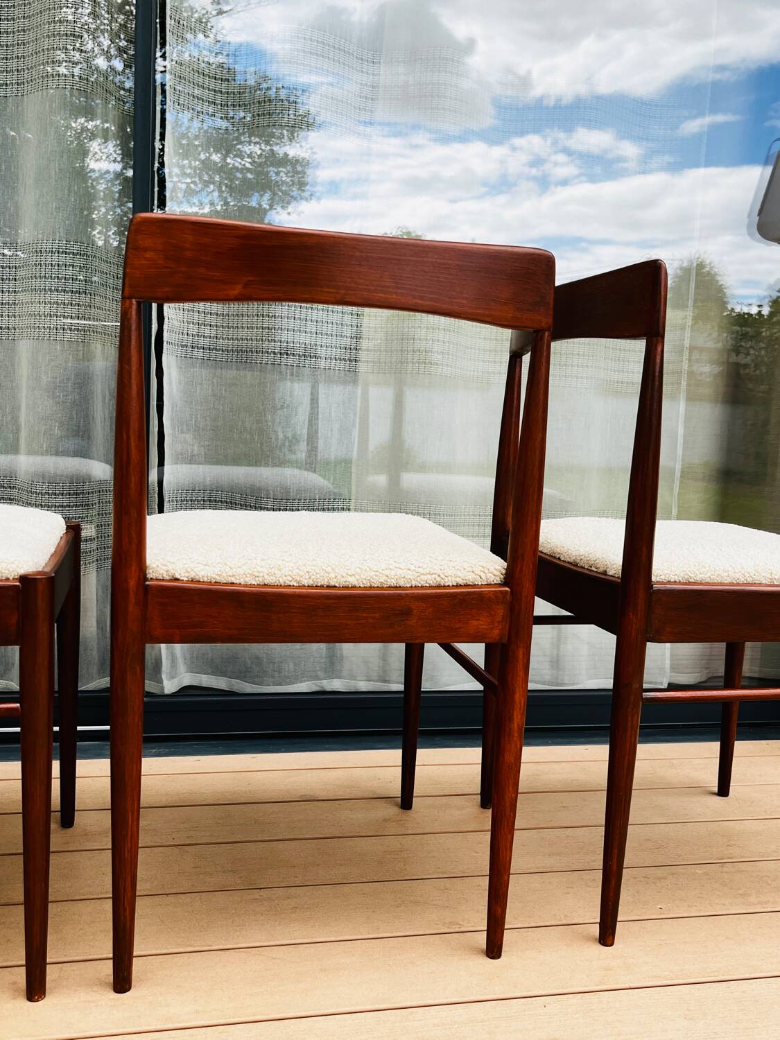 4 Scandinavian chairs 1960