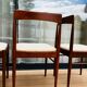 4 chaises Scandinave 1960