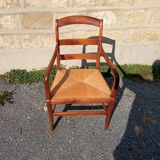 Walnut armchair