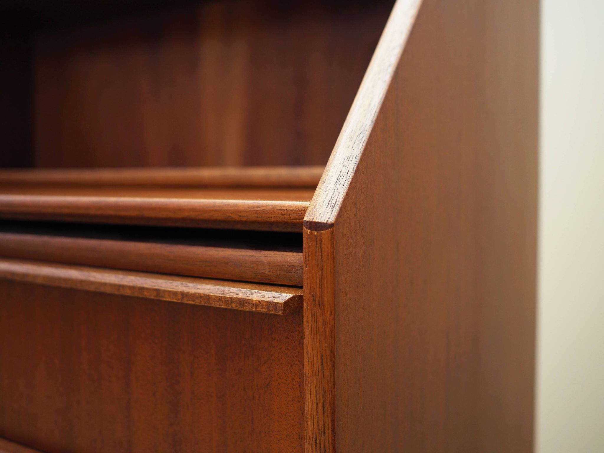 Mahogany secretary, Danish design, 1960s, manufacturer: Hanbjerg Møbelfabrik