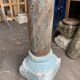 Carved wooden column