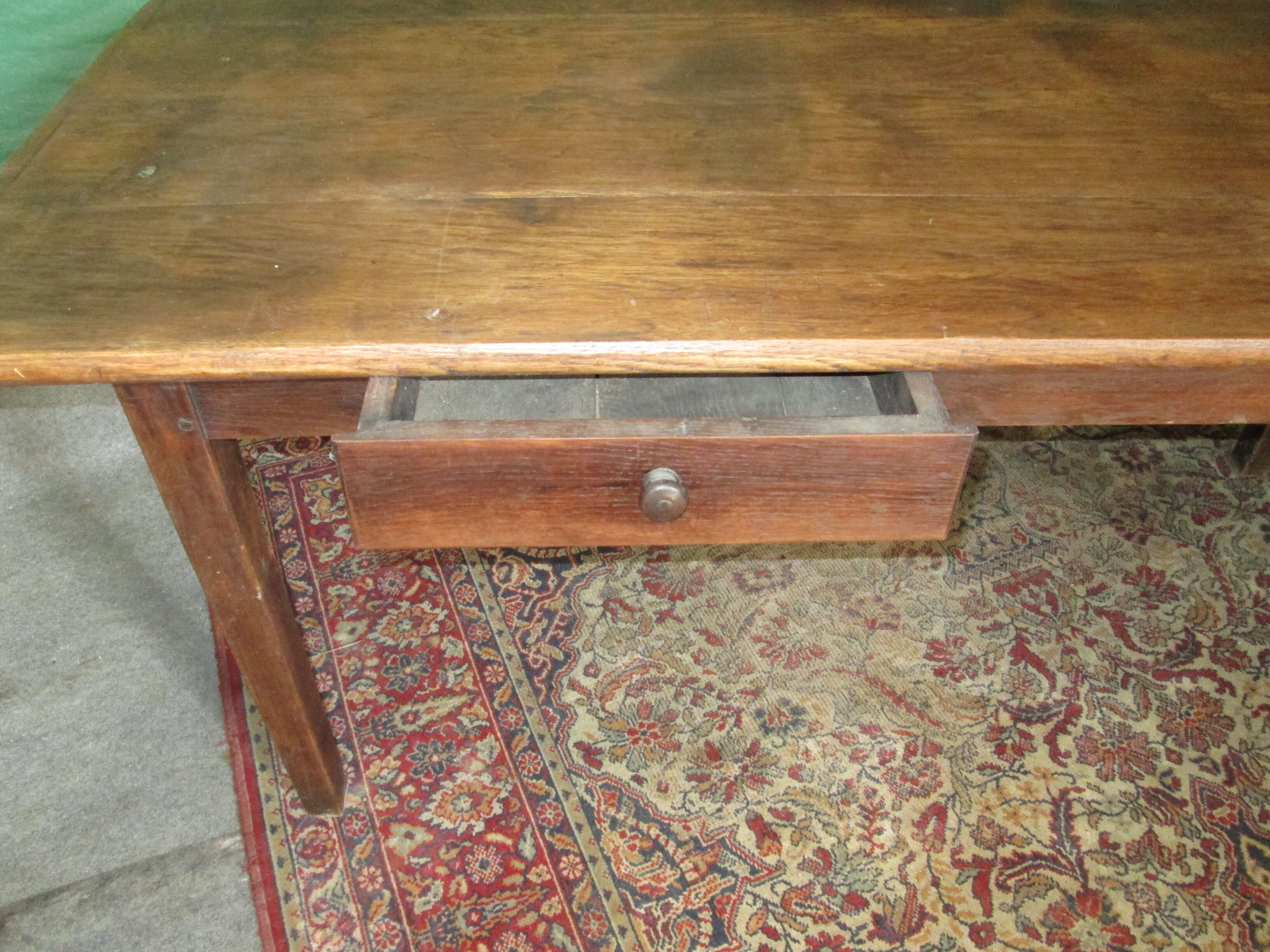 Oak farm table