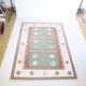 Hand-woven kilim true vintage ethnic wool rug, 70s 80s