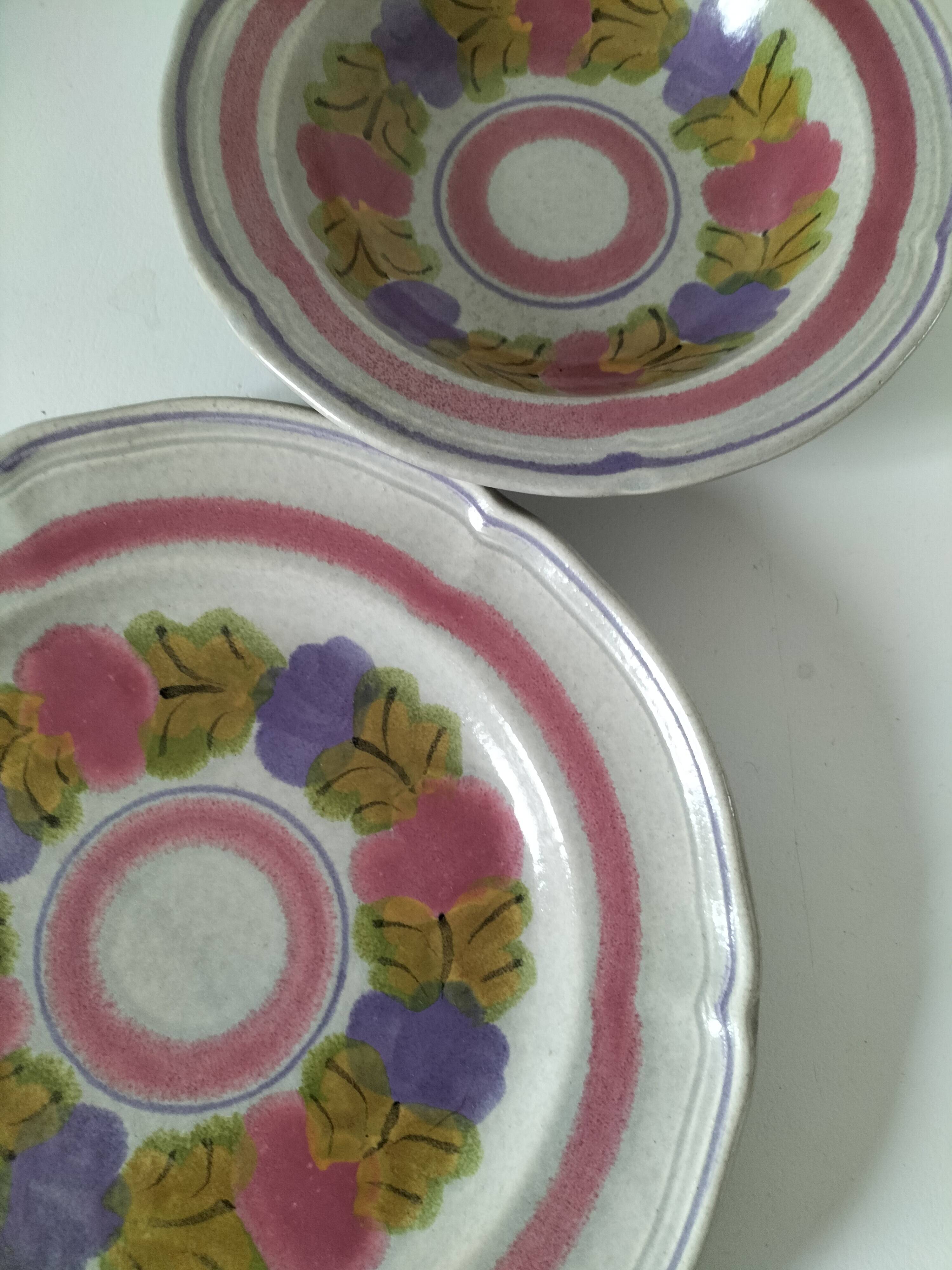 Soup Plate & Dinner Plate Duo – “Ninon” Model – MBFA Pornic