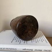 African Vase Solid Wood - Primitive Art - Wabi Sabi Sculpture