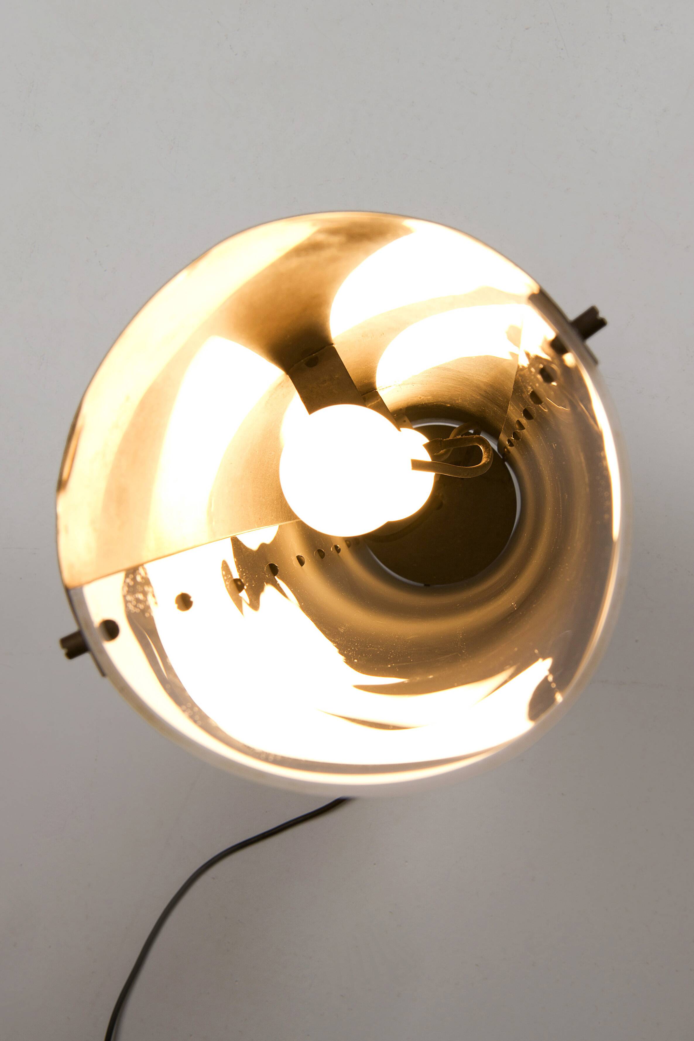 Lampadaire brutaliste italien