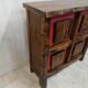 Brutalist bar counter in solid elm