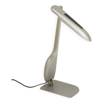 Post-modern gray lamp design Philippe Michel vintage Circa 1980