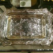 Art Nouveau silver-plated metal centerpiece by Armand Frenais