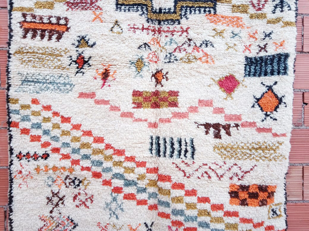 Tribal history carpet 240 x 154cm