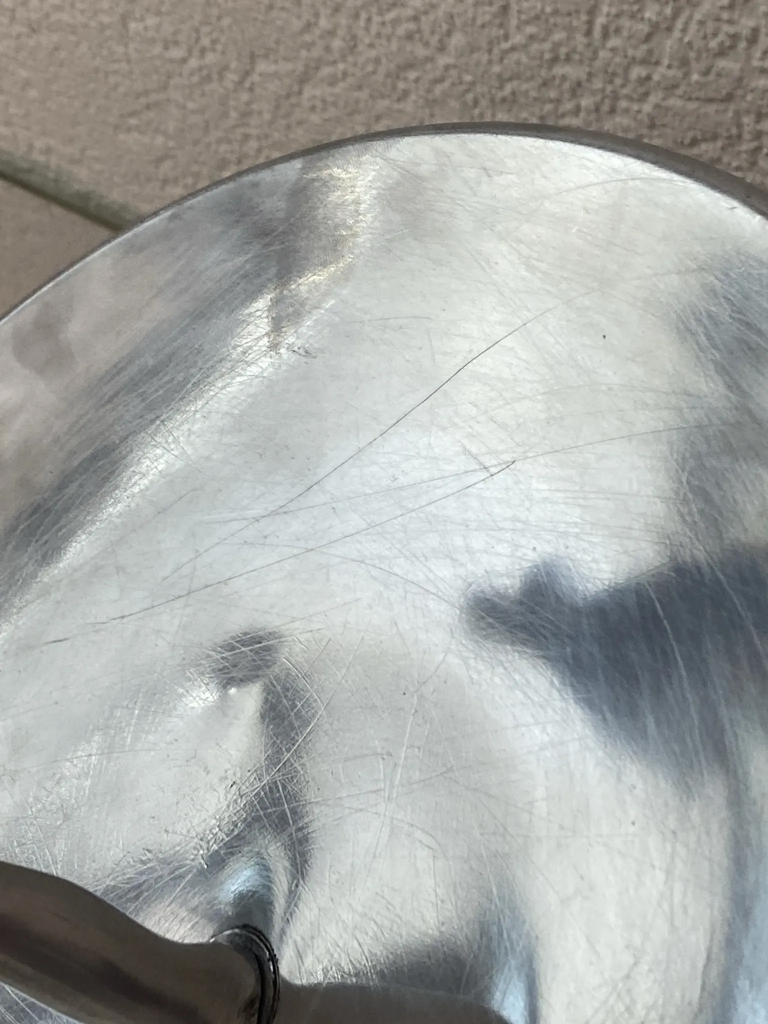 Polished aluminium plate