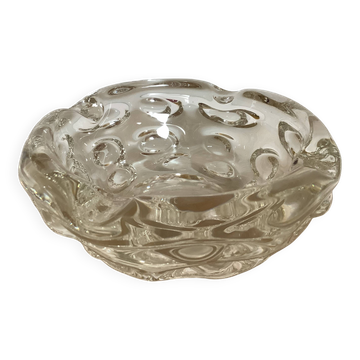 Murano style ashtray pocket emptier