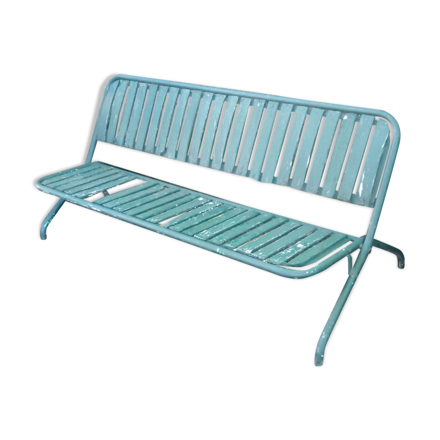 Folding garden bench