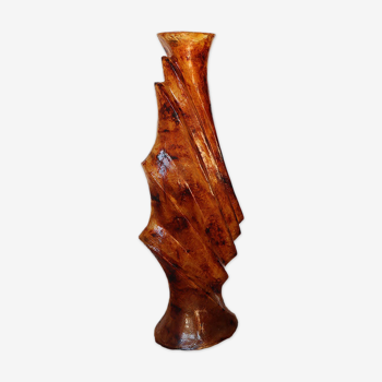 Vase décoration vintage en résine